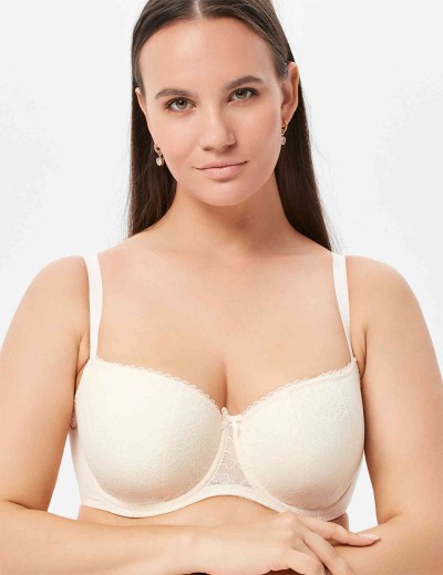 Бюстгальтер балконет тюльпан Milavitsa 124950 пастель, Цвет: пастель, Размеры: 85C, изображение 5