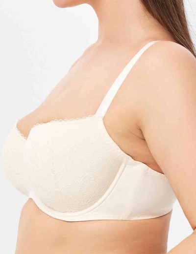 Бюстгальтер балконет тюльпан Milavitsa 124950 пастель, Цвет: пастель, Размеры: 85C, изображение 3