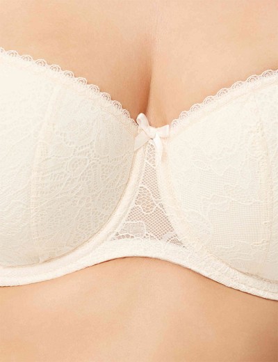 Бюстгальтер балконет тюльпан Milavitsa 124950 пастель, Цвет: пастель, Размеры: 85C, изображение 4