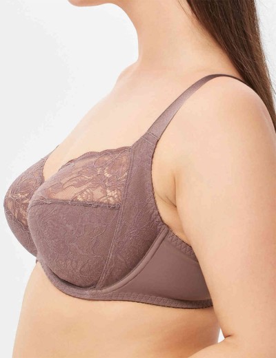 Бюстгальтер мягкий с подкроем Milavitsa 124960 лесной орех, Цвет: лесной орех, Размеры: 75F, изображение 3