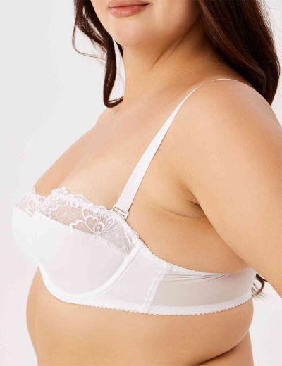 Бюстгальтер балконет Milavitsa 127510 белый, Цвет: белый, Размеры: 85B, изображение 3 Бюстгальтер балконет Milavitsa 127510 белый, Цвет: белый, Размеры: 85B, изображение 3