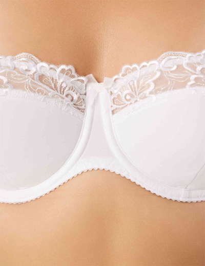 Бюстгальтер балконет Milavitsa 127510 белый, Цвет: белый, Размеры: 85B, изображение 4 Бюстгальтер балконет Milavitsa 127510 белый, Цвет: белый, Размеры: 85B, изображение 4