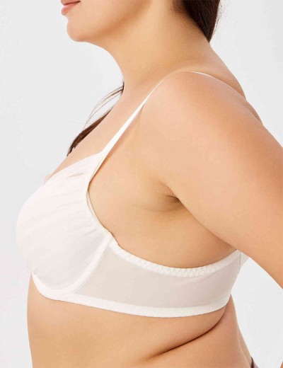 Бюстгальтер с формованной чашкой Milavitsa 127650 приглушенно-белый, Цвет: приглушенно-белый, Размеры: 80F, изображение 3
