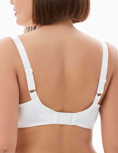 Мягкий кружевной бюстгальтер Milavitsa 129000 белый, Цвет: белый, Размеры: 75C, изображение 2