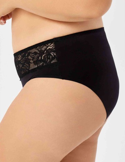 Трусики слипы Milavitsa 268040 черный, Цвет: черный, Размеры: 5XL, изображение 3