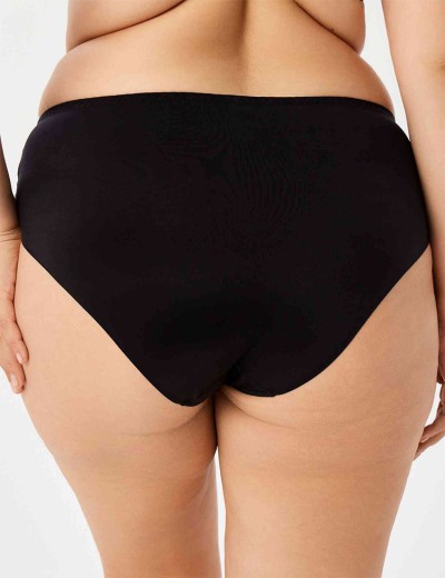 Трусики слипы Milavitsa 268040 черный, Цвет: черный, Размеры: 5XL, изображение 2