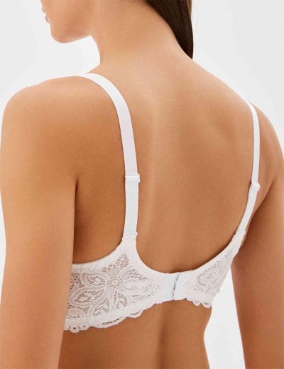 Бюстгальтер со съемным пуш-ап Nikol Djumon 185 10 белый, Цвет: белый, Размеры: 80C, изображение 2