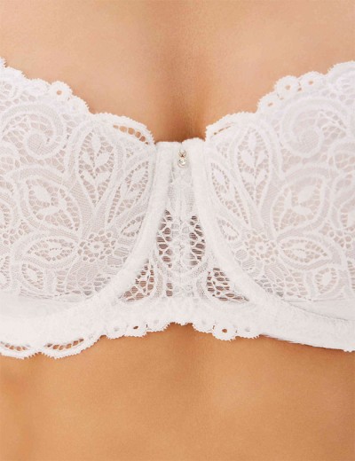 Бюстгальтер мягкий Nikol Djumon 185 14 белый, Цвет: белый, Размеры: 90C, изображение 4