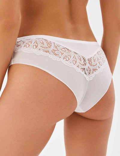 Трусики бразилиана Nikol Djumon 185 26 белый, Цвет: белый, Размеры: M, изображение 2