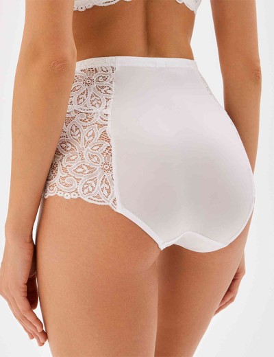 Высокие женские трусы Nikol Djumon 185 36 белый, Цвет: белый, Размеры: M, изображение 2