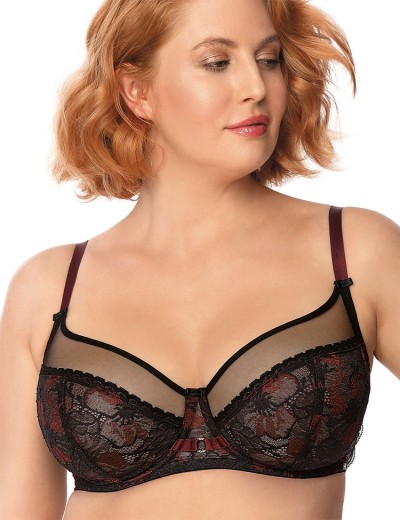 Бюстгальтер мягкий Nipplex XIANA M, Цвет: черный, Размеры: 75F, изображение 3