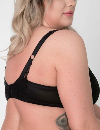 Бюстгальтер полупоролон Akcent A-103 U черный, Цвет: черный, Размеры: 65J, изображение 2