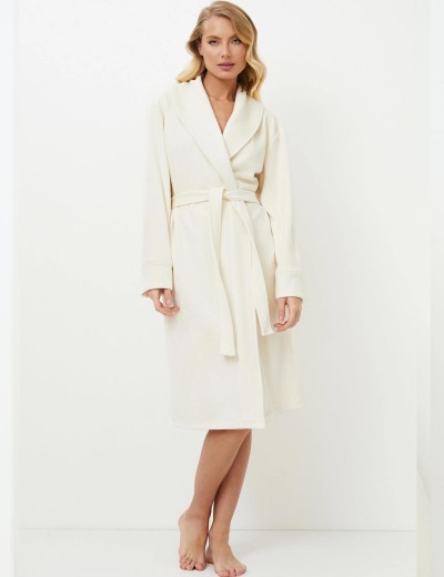 Теплый халат Aruelle NORELLA, Цвет: экрю, Размеры: 2XL, изображение 2