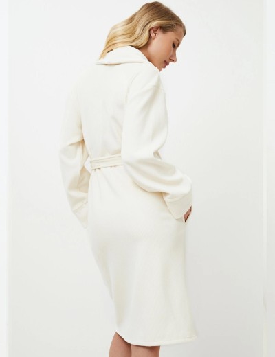 Теплый халат Aruelle NORELLA, Цвет: экрю, Размеры: 2XL, изображение 3