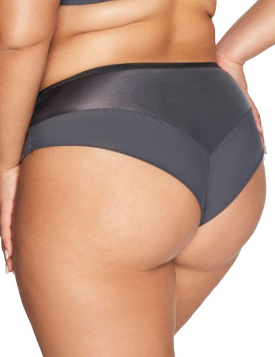 Трусы бразилиана Ava ROMANCE 2123 brazilian Gray, Цвет: графит, Размеры: 2XL, изображение 2