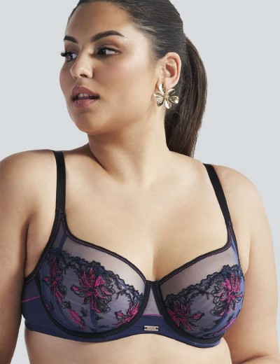 Бюстгальтер с мягкой чашкой Ava MISTRAL 2120 M Navy Blue, Цвет: тёмно-синий, Размеры: 90C, изображение 3