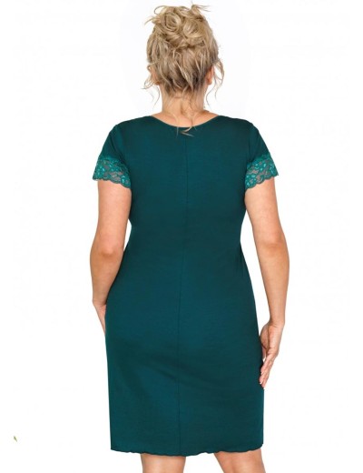 Ночная сорочка Donna MARIZA PLUS nightdress GREEN, Цвет: изумрудный, Размеры: 5XL, изображение 2