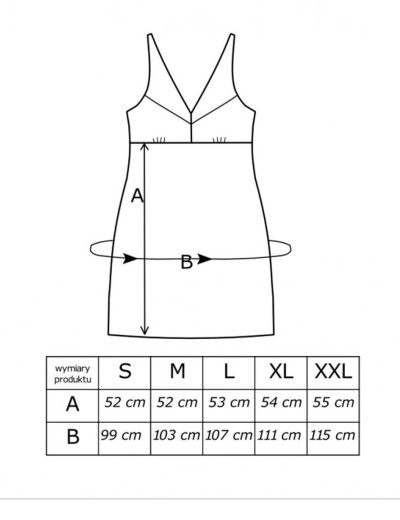 Сорочка с кружевным лифом Donna MELANIA II nightdress DARK BLUE, Цвет: темно-синий, Размеры: S, изображение 4