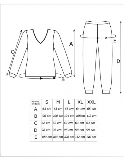 Пижама с брюками Donna PANTERA long pyjamas BLACK, Цвет: черный, Размеры: S, изображение 4