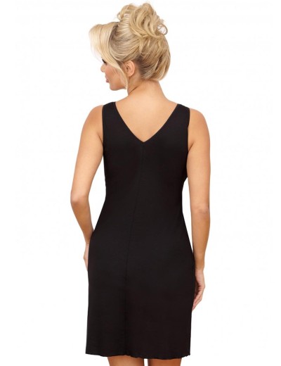 Сорочка с кружевным лифом Donna SILVANA nightdress BLACK, Цвет: черный, Размеры: S, изображение 2