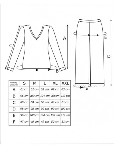 Вискозная пижама с брюками Donna SIMPLY long pyjamas BEIGE, Цвет: бежевый, Размеры: S, изображение 4