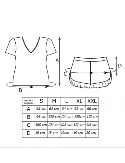 Хлопковая пижама с шортами Donna SWEET 1/2 pyjamas, Цвет: белый, Размеры: L, изображение 3 Хлопковая пижама с шортами Donna SWEET 1/2 pyjamas, Цвет: белый, Размеры: L, изображение 3
