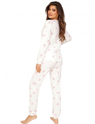 Хлопковая пижама с брюками Donna SWEET long pyjamas, Цвет: белый, Размеры: L, изображение 3
