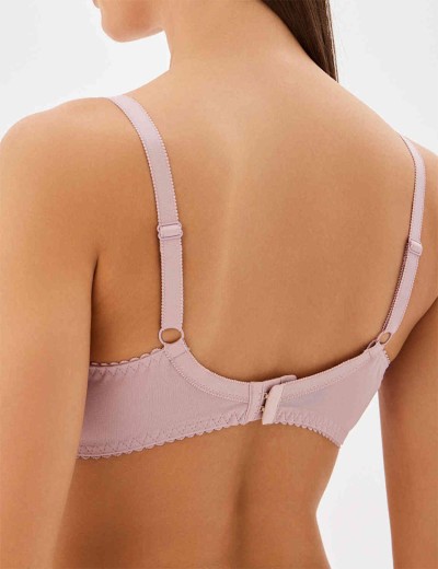 Кружевной бюстгальтер с поролоном Elli 3030 хрустальная роза, Цвет: хрустальная роза, Размеры: 90B, изображение 2