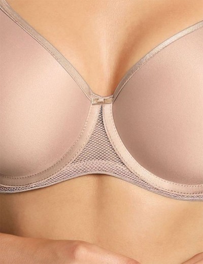 Бюстгальтер с формованной чашкой Gaia GAJA 1082 U мокка, Цвет: мокка, Размеры: 80B, изображение 4