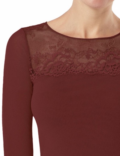 Кофта с длинным рукавом Janira GRETA 1045121 red argile, Цвет: red argile (красная, Размеры: L, изображение 2