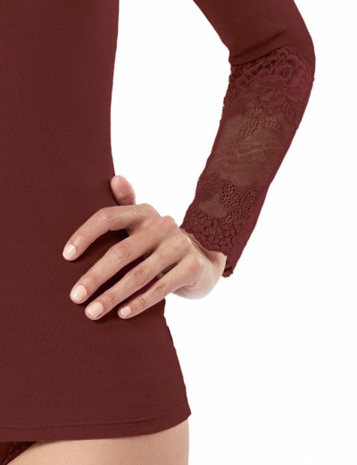 Кофта с длинным рукавом Janira GRETA 1045121 red argile, Цвет: red argile (красная, Размеры: L, изображение 3