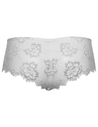 Трусы шортики кружевные Lormar DELUXE sh bianco, Цвет: bianco (белый), Размеры: M, изображение 6 Трусы шортики кружевные Lormar DELUXE sh bianco, Цвет: bianco (белый), Размеры: M, изображение 6