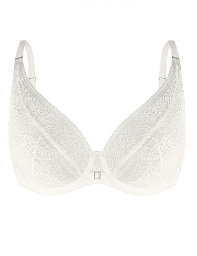 Кружевной бюстгальтер на косточках Mefemi DESIRE M bralette экрю, Цвет: экрю, Размеры: 70F, изображение 8