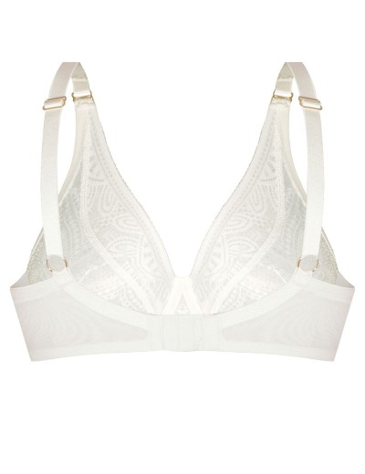 Кружевной бюстгальтер на косточках Mefemi DESIRE M bralette экрю, Цвет: экрю, Размеры: 70F, изображение 9