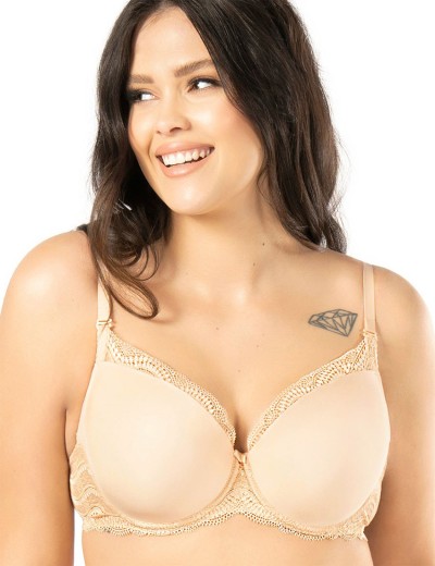 Формованный бюстгальтер пуш-ап Nipplex PEPITE P-UP телесный, Цвет: телесный, Размеры: 75B, изображение 4