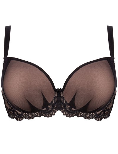 Бюстгальтер балконет с пуш-ап Nipplex RAMONA P-UP черный, Цвет: черный, Размеры: 65D, изображение 5