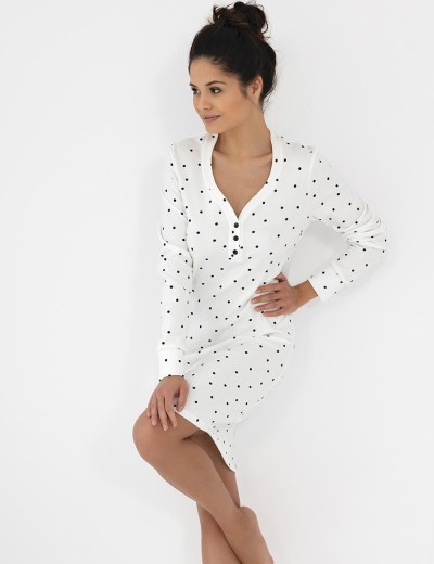 Сорочка с длинным рукавом Sensis BLUEBELL, Цвет: белый, Размеры: M, изображение 2