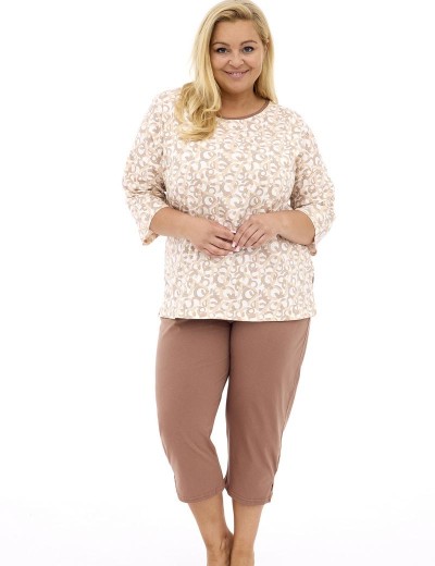 Пижама из хлопка Cornette 147 INES, Цвет: бежевый, Размеры: L, изображение 4