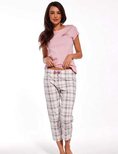 Домашний комплект из 3-х предметов Cornette 466 SUGAR, Цвет: розовый/серый, Размеры: L, изображение 2