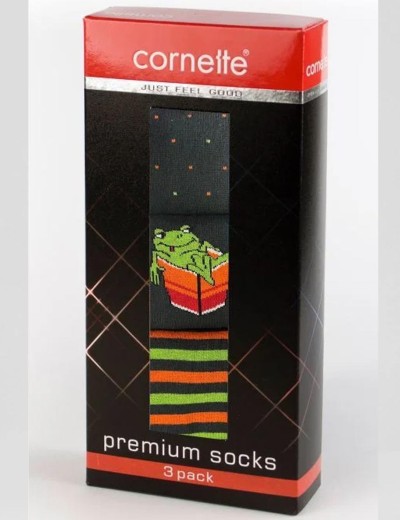 Набор носков 3 пары разных цветов Cornette A59, Цвет: мульти, Размеры: 39/41, изображение 4