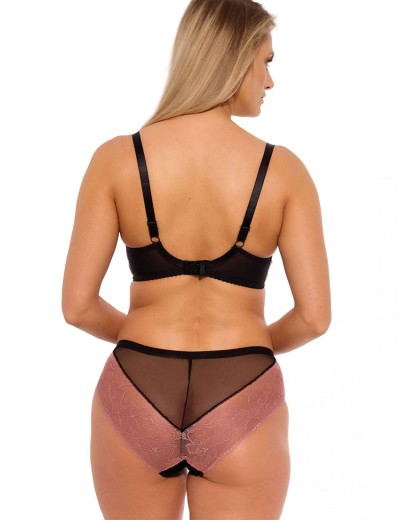 Трусики слипы Gaia 1266 MALENE figi чёрно-розовый, Цвет: чёрно-розовый, Размеры: 4XL, изображение 4