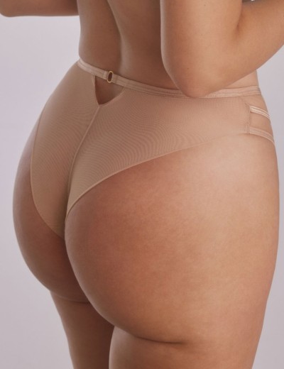 Трусики бразилиана Kinga 1123/2-B CAMILE телесный + голубой, Цвет: телесный+голубой, Размеры: XS, изображение 2