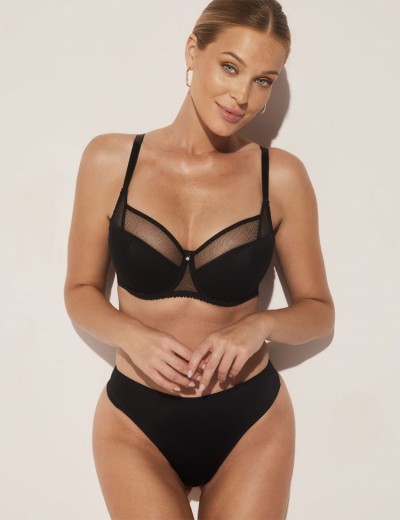 Бюстгальтер полумягкий Kinga SOPHIE BC-676 черный, Цвет: черный, Размеры: 70M, изображение 4