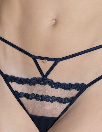 Комплект Leilieve LOVELY балконет стринги M7032 blue, Цвет: blue (синий), Размеры: 75C, изображение 2