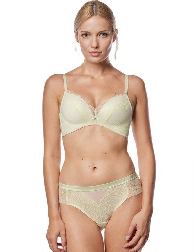 Бюстгальтер двойной пуш-ап Mefemi JANETTE Super P-UP мята, Цвет: мята, Размеры: 70E, изображение 4