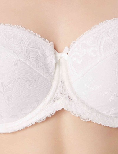 Бюстгальтер балконет анжелика Milavitsa 117321 белый, Цвет: белый, Размеры: 80C, изображение 4 Бюстгальтер балконет анжелика Milavitsa 117321 белый, Цвет: белый, Размеры: 80C, изображение 4