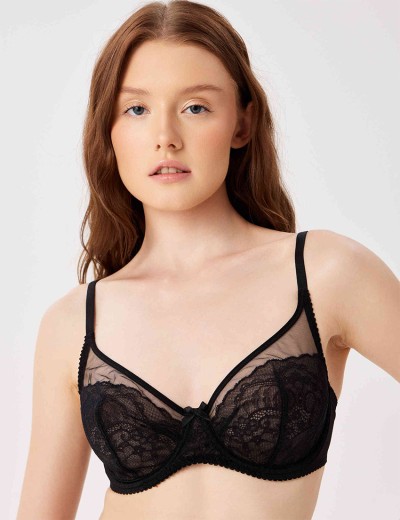 Бюстгальтер с мягкой чашкой Milavitsa 129010 черный, Цвет: черный, Размеры: 75E, изображение 5
