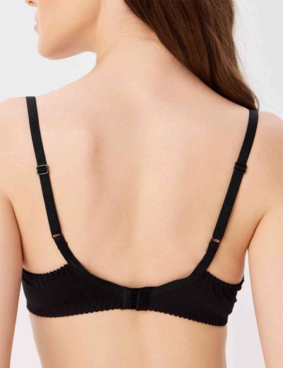 Бюстгальтер с мягкой чашкой Milavitsa 129010 черный, Цвет: черный, Размеры: 75E, изображение 2