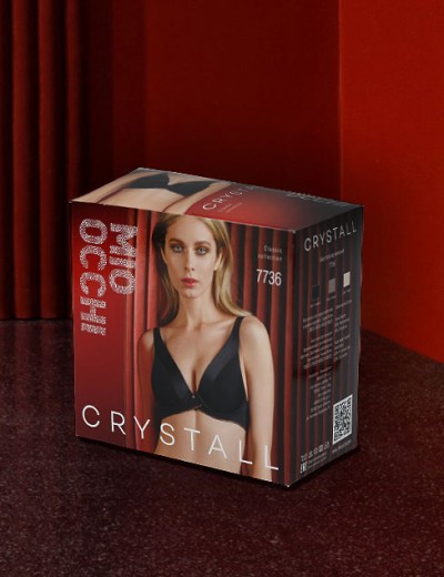 Бюстгальтер бралетт Mioocchi CRYSTALL 7736 cipria, Цвет: cipria (пудровый), Размеры: 90C, изображение 6