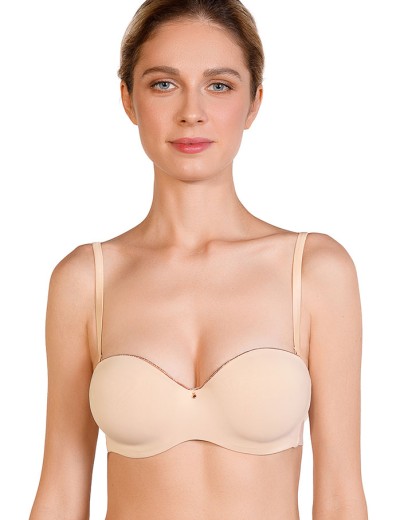 Бюстгальтер анжелика пуш-ап Mioocchi CRYSTALL 7739 cipria, Цвет: cipria, Размеры: 80D, изображение 3